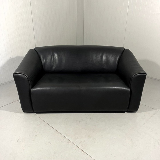 Image 1 of De Sede Ds 47 Dunkelbraunes Zweisitzer-Sofa aus Nackenleder