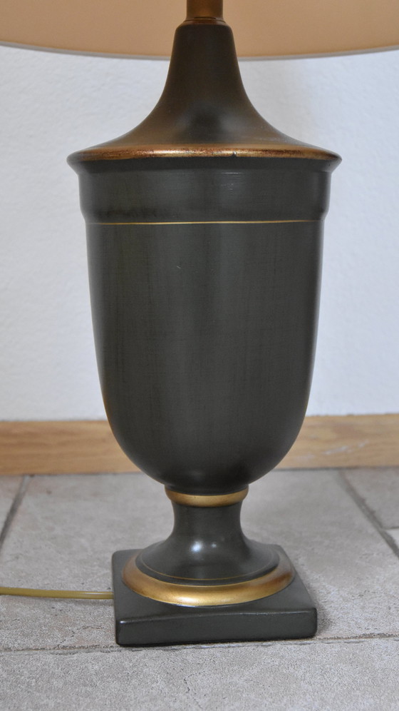 Image 1 of Große und kleine Keramiktischlampen von Kullmann, 1990er Jahre