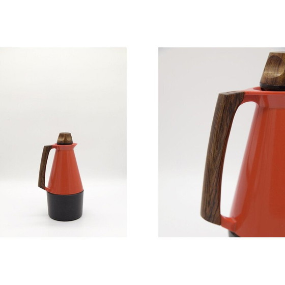 Image 1 of Vintage Thermos TV-Kanna von Carl-Arne Breger für Husqvarna Borstfabrik, skandinavisch 1962er