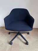 4X Vitra Softshell Chair, Fünf-Sterne-Fußkreuz