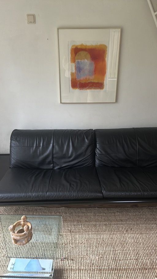 Harvink Leder Mission Sofa Vintage Design von Jack Crebolder