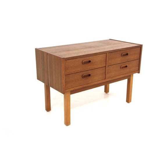 Image 1 of Vintage-Kommode aus Teakholz und Buche, Schweden 1960