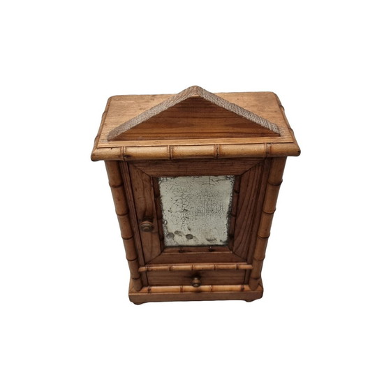 Image 1 of Französisches Miniatur-Kabinett aus Kunstbambus, 1930er Jahre