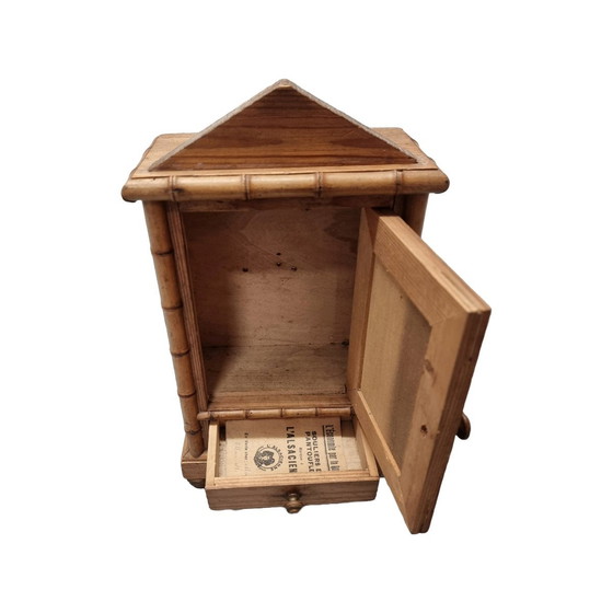 Image 1 of Französisches Miniatur-Kabinett aus Kunstbambus, 1930er Jahre