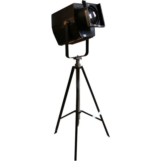 Image 1 of Kino- und Theaterprojektor aus schwarzem Stahl von Veb Narva Rosa, 1989