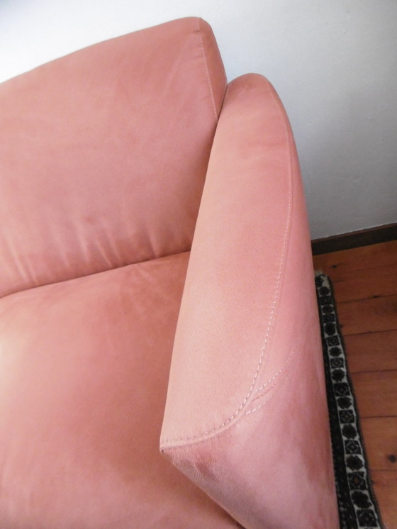 Image 1 of Montèl Sofa 2.5 Sitzer Modell Fresh Fabric, Montara Farbe 0012 Orange-Brombeere