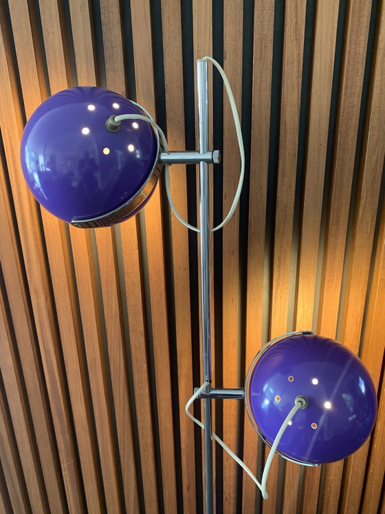 Image 1 of Vintage Stehlampe - Lila