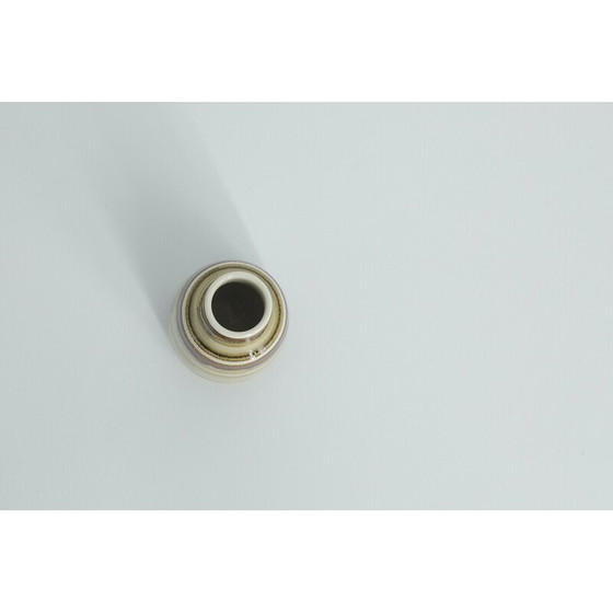 Image 1 of Vase aus braunem Steingut von Gunnar Borg für Höganäs Keramik, Schweden 1960