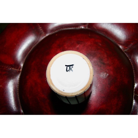 Image 1 of Vintage Keramik Dessert-Set von Ltk Reniggen, Schweiz 1950