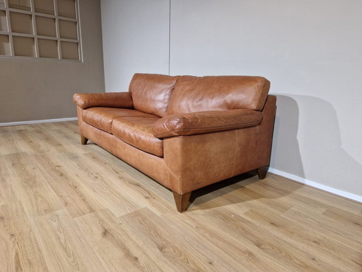 Machalke - Vintage - 2,5-Sitzer Sofa - Leder - Braun - Design