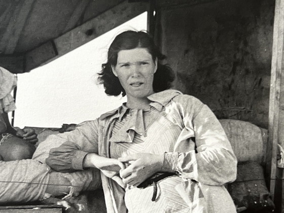 Image 1 of Dorothea Lange, Fotografie mit Stempel aus der Sammlung der Library of Congress,