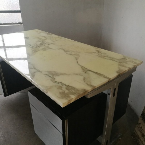 Image 1 of Schreibtisch Etienne Fermigier Marmorplatten