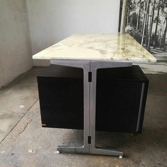 Image 1 of Schreibtisch Etienne Fermigier Marmorplatten