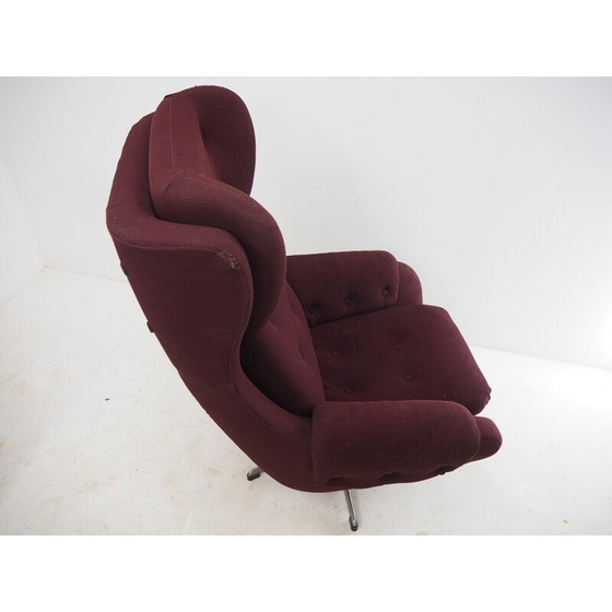 Image 1 of Mid Century Drehsessel, Tschechoslowakei 1960er Jahre
