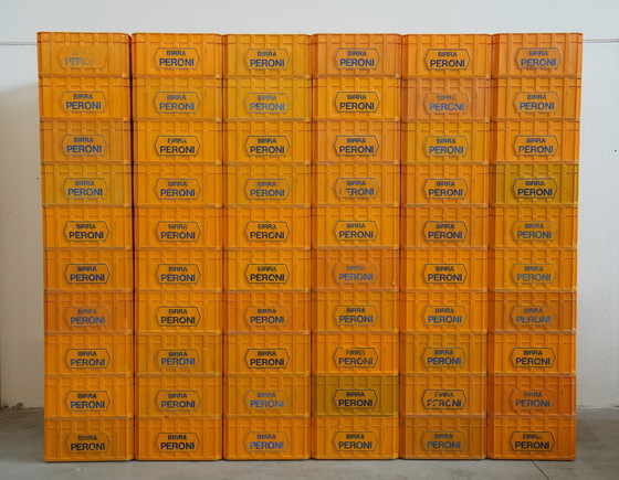 Image 1 of Vintage 1970er Birra Peroni Plastikkiste - Italienisches Bier Sammlerstück