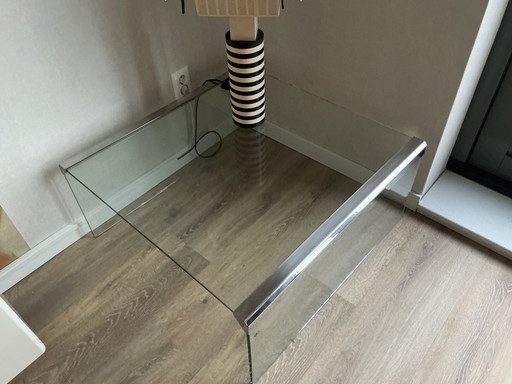 Gallotti Glas Couchtisch