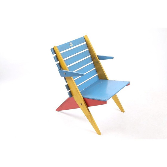 Image 1 of Mid-Century Klappbarer Design-Sessel, Tschechoslowakei - 1950er Jahre