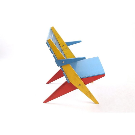 Image 1 of Mid-Century Klappbarer Design-Sessel, Tschechoslowakei - 1950er Jahre