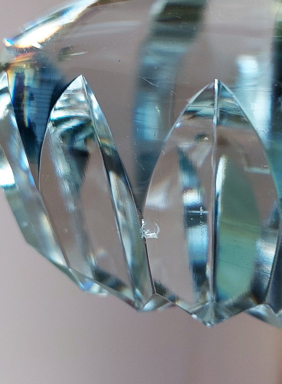 Image 1 of Mid-Century Pendelleuchte aus Messing und Glas