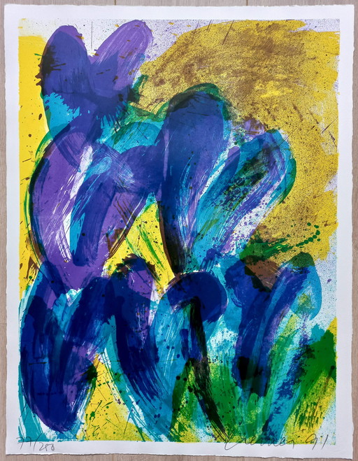 Jan Cremer - Tulpen, Lithographie