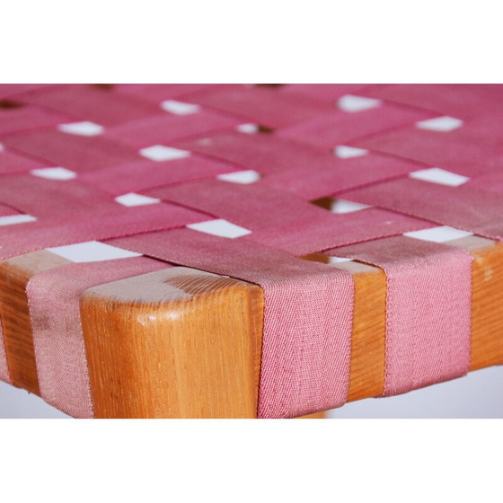 Image 1 of Satz von 4 Eschenholz-Esszimmerstühlen aus der Mitte des Jahrhunderts, Tschechien 1950er Jahre