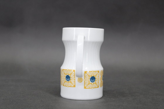 Image 1 of 1964 Jaroslav Jezek Exklusives Porzellan-Teeset "Nofretete", Tschechoslowakei