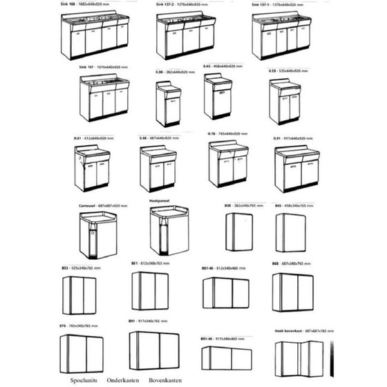 Image 1 of Alte amerikanische Küche von Raymond Loewy für Franke, 1950