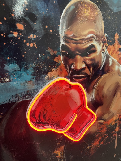 Iron Mike Tyson Led Wandkunst Lampe Ledmansion