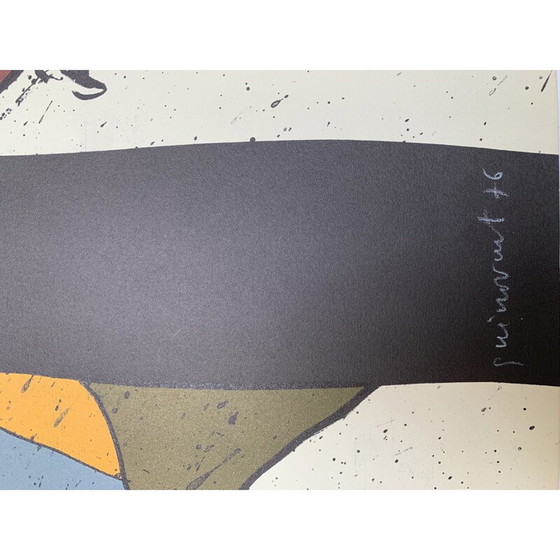 Image 1 of Vintage-Lithographie "RRER" von Josep Guinovart, 1976