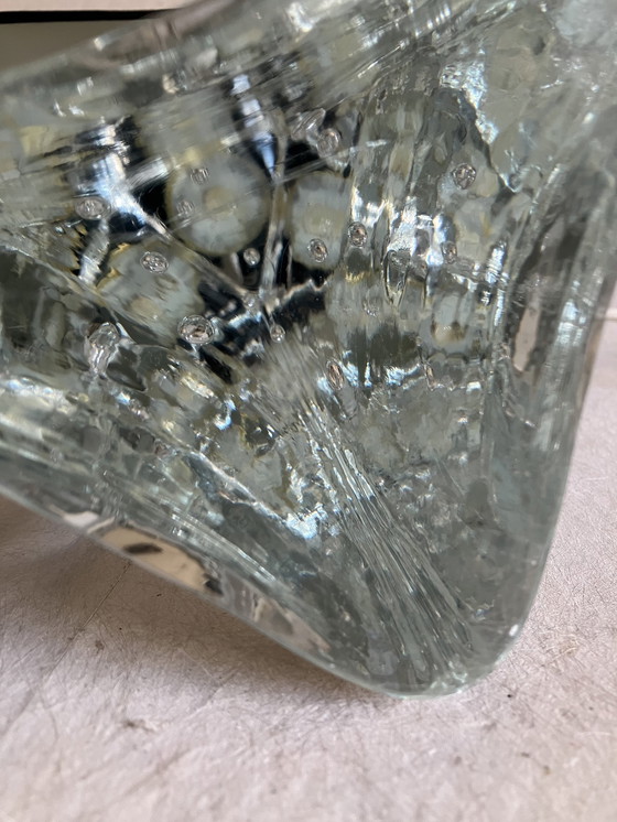 Image 1 of Glastischlampe Design von Paul Kedelv, Flygsfors Schweden