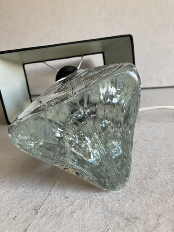 Image 1 of Glastischlampe Design von Paul Kedelv, Flygsfors Schweden
