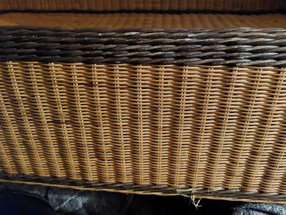 Image 1 of Vintage Rattan 2,5-Sitzer Sofa