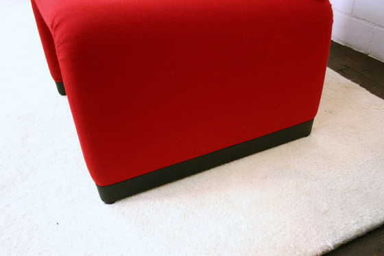 Image 1 of 1 of 3 Italian Mid Century Lounge Chair / Sessel, new cover