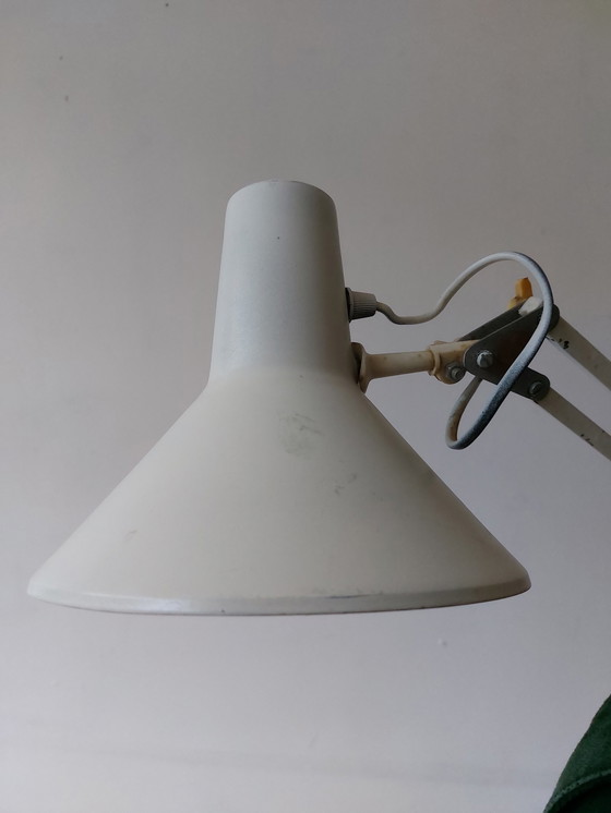 Image 1 of Weiße Architektenlampe im Vintage-Stil