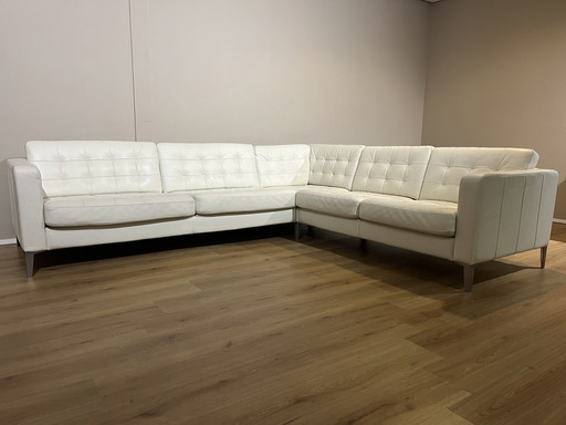 Belform Recor Ecksofa Weißes Leder Design Neuer Zustand