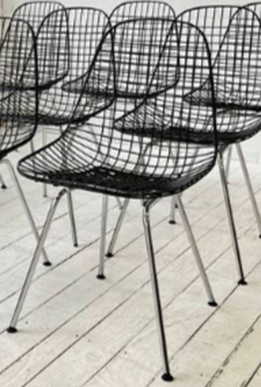 Herman Miller Eames Wire Chair DKR-2 (4 available)