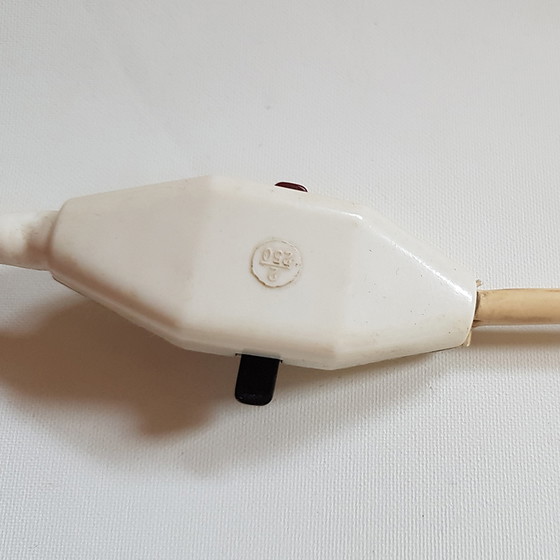 Image 1 of Skandinavische Mid-Century Wandlampe aus Teak & Messing mit Schwingarm