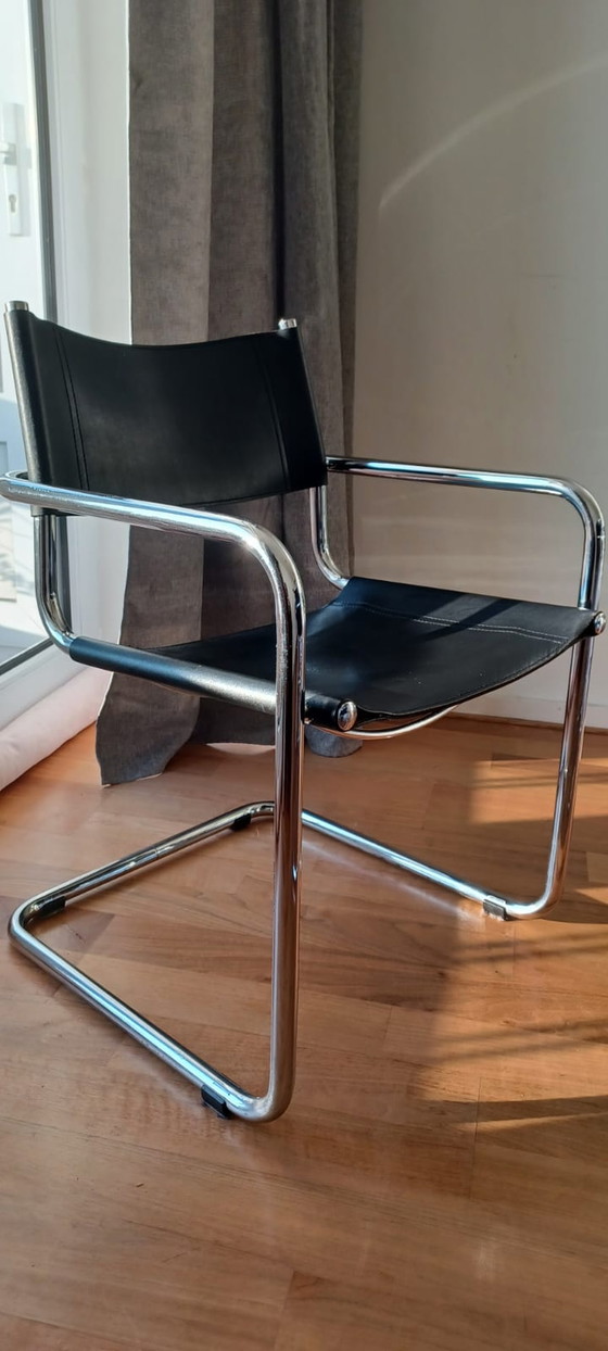 Image 1 of 4x Rohrgestellstühle Typ Mart Stam s33