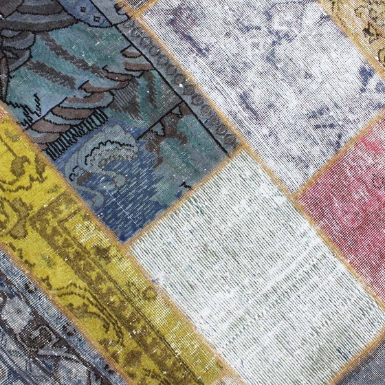 Image 1 of Perserteppich Patchwork Teppich 130X130