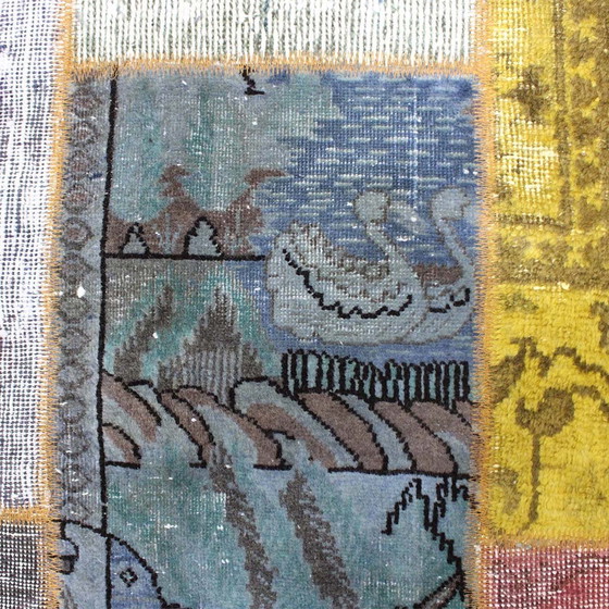 Image 1 of Perserteppich Patchwork Teppich 130X130