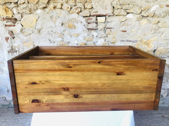 Image 1 of Vintage Wandregal mit Plexiglas-Schiebetüren 1970'S