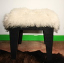 Elegante Woolly-Bank/-Beistelltisch