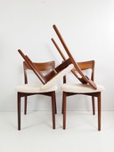 3 Dänisches Design Palisander Stühle Esstisch Esszimmer