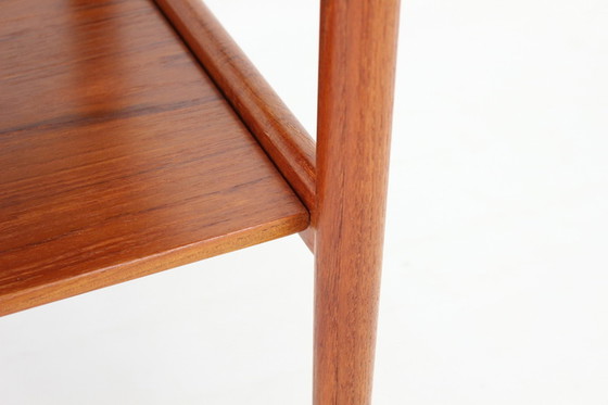 Image 1 of Poul Hundevad Mid Century teak serving trolley / Servierwagen with removable tray, Denmark 1960s