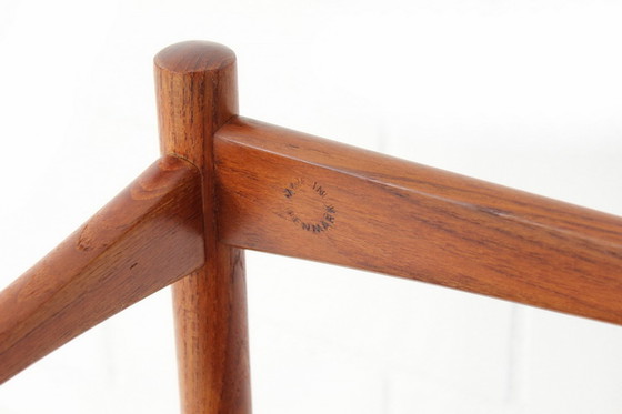 Image 1 of Poul Hundevad Mid Century teak serving trolley / Servierwagen with removable tray, Denmark 1960s