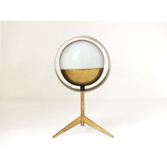 Image 1 of Vintage Schreibtischlampe Stilux Saturn Weltraumzeitalter Italien 1960