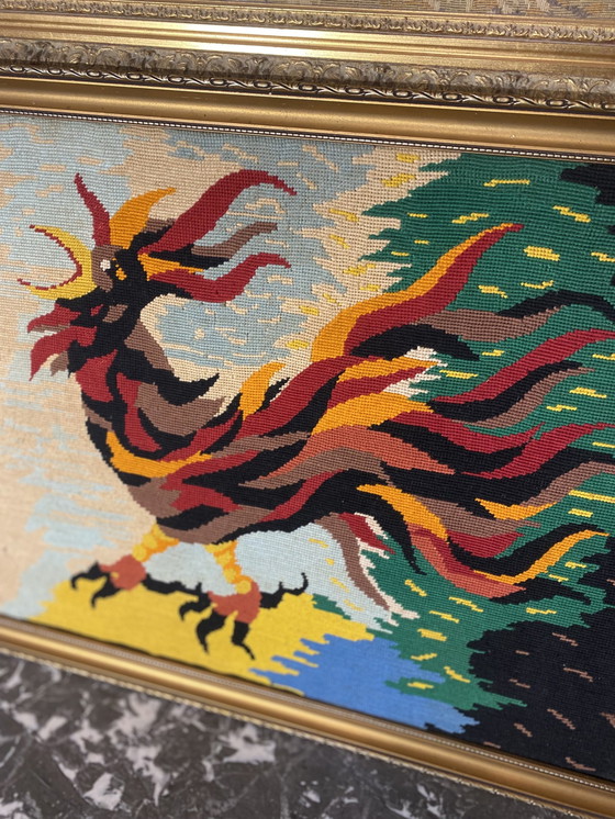 Image 1 of Dekorativer Wandteppich "Der Feuervogel".