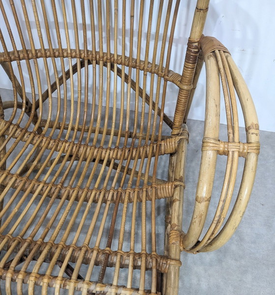 Image 1 of Rattan und Bambus Sessel.