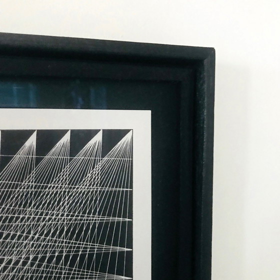 Image 1 of Kinetische Kunst - Radius - Lucille Roebuck Keeler - Op Art - 1965