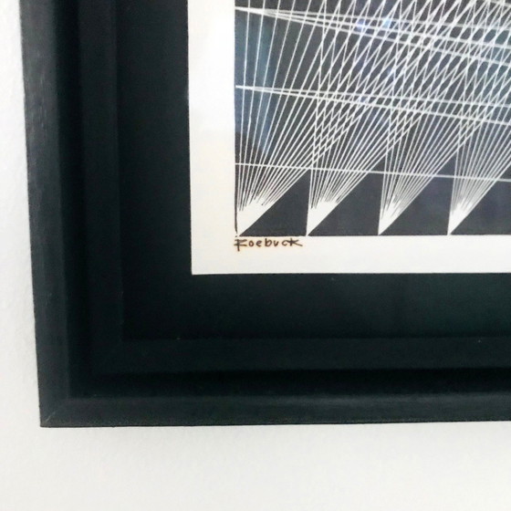 Image 1 of Kinetische Kunst - Radius - Lucille Roebuck Keeler - Op Art - 1965